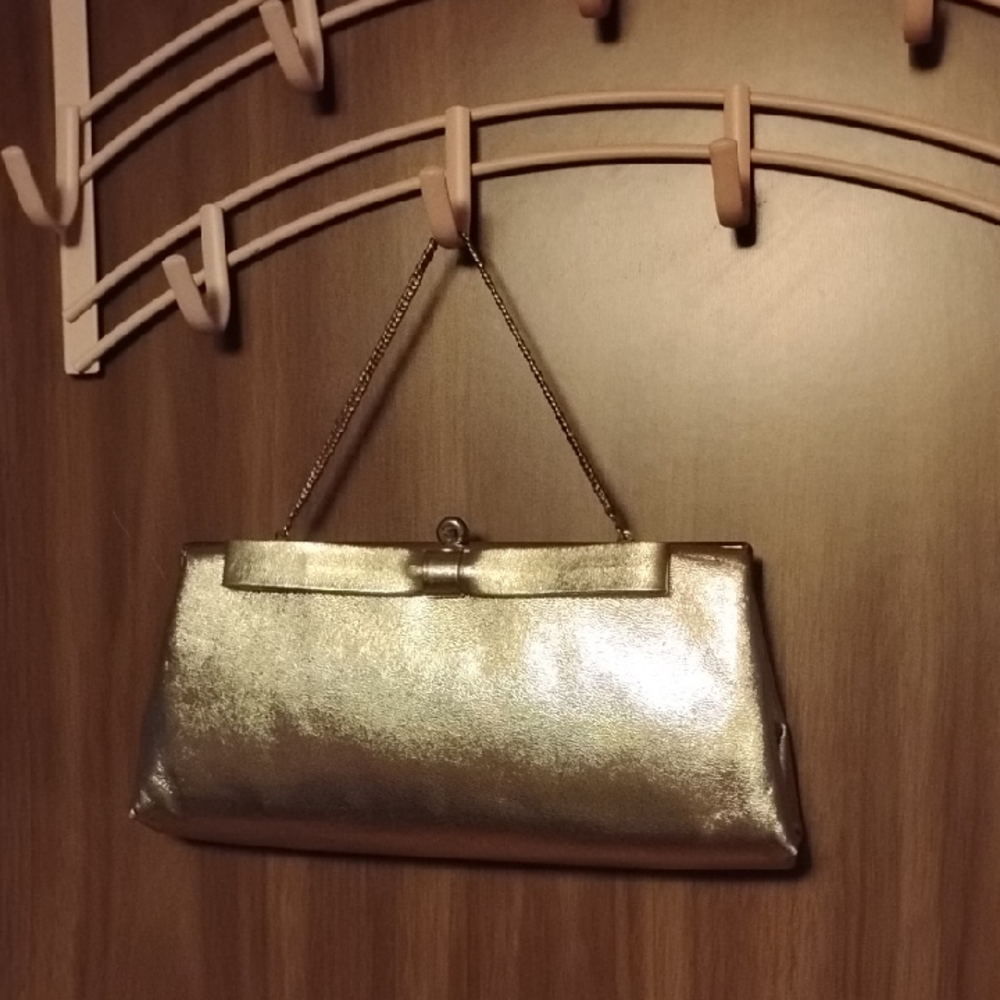 Henry Levin 1950s Gold Clutch